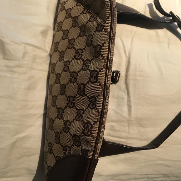 Gucci Vintage Jackie Hobo Canvas Bag on Mercari - Picture 7 of 8